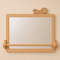 Montessori mirror with bar