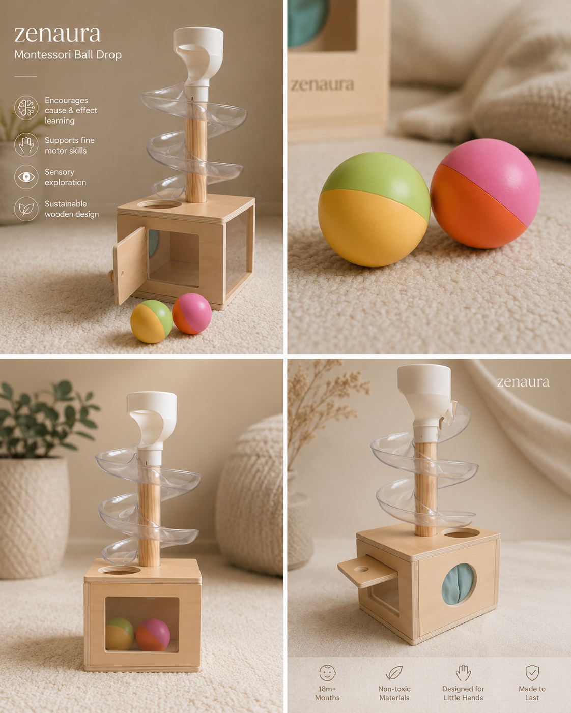 Montessori ball drop