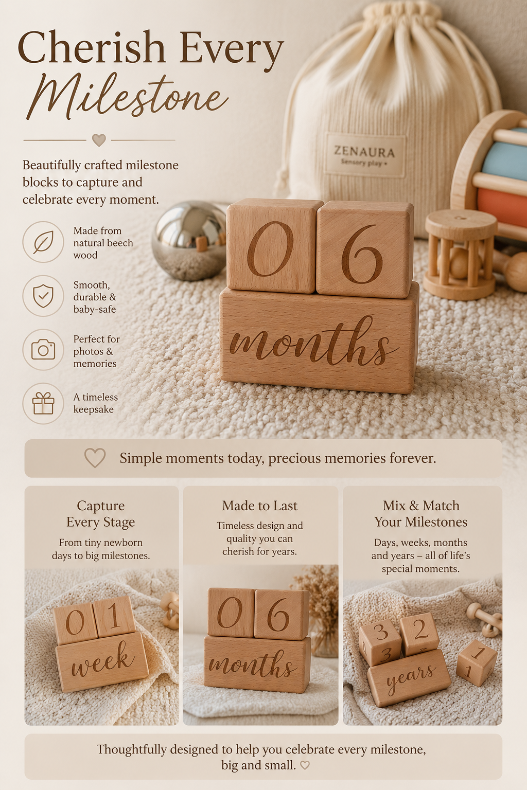 The Milestone Collection 0-6Months+